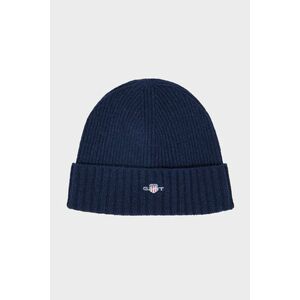 SAPKA GANT UNISEX. SHIELD WOOL BEANIE MARINE kép