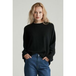 PULÓVER GANT CASHMERE C-NECK EBONY BLACK kép