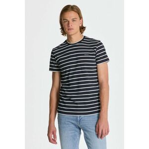 PÓLÓ GANT STRIPED SS T-SHIRT EGGSHELL kép