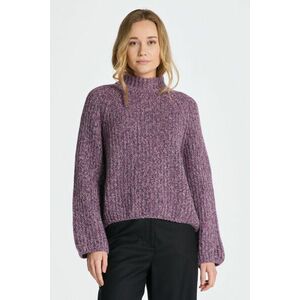 PULÓVER GANT MULTICOLOR TEXTURE STAND COLLAR PANSY PURPLE kép