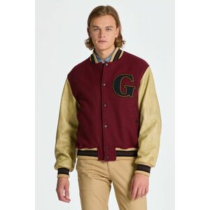 DZSEKI GANT PADDED MIX VARSITY JACKET PLUMPED RED kép