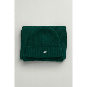 KÉSZLET SAPKA ÉS SÁL GANT SHIELD BEANIE & SCARF GIFT SET TARTAN GREEN kép