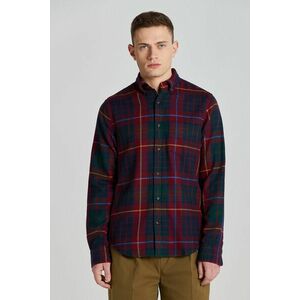 ING GANT REG UT PLAID FLANNEL CHECK PLUMPED RED kép