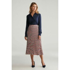 SZOKNYA GANT GEOMETRIC PRINT PLEATED SKIRT CREAM kép