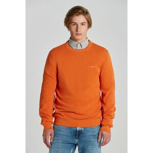 PULÓVER GANT COTTON PIQUE C-NECK PEARL PEACH kép