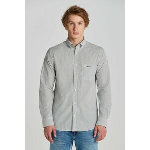 ING GANT REG POPLIN STRIPE SHIRT EGGSHELL kép