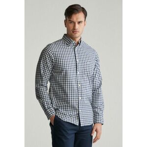 ING GANT REG ARCHIVE OXFORD CHECK SHIRT DEEP BLUE kép