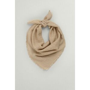 SÁL GANT G PATTERN LIGHTWEIGHT WOVEN SCARF CREAM kép