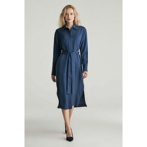 RUHA GANT REL POCKET SHIRT DRESS DUSTY BLUE SEA kép