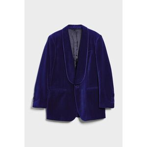 ZAKÓ GANT VELVET SUIT UNISEX BLAZER RICH NAVY kép