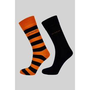 ZOKNI GANT BARSTRIPE AND SOLID SOCKS 2-PACK PUMPKIN ORANGE kép