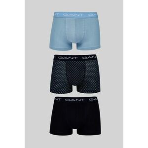 ALSÓNEMŰ GANT MICRO PRINT TRUNK 3-PACK EVENING BLUE kép