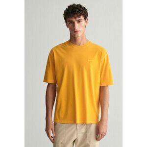 PÓLÓ GANT SUNFADED SS T-SHIRT MEDAL YELLOW kép