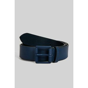 ÖV GANT TONAL BUCKLE LEATHER BELT DUSTY BLUE SEA kép