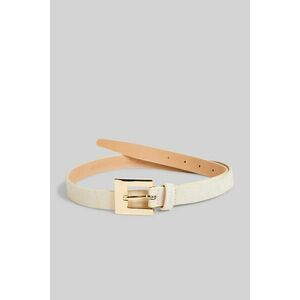 ÖV GANT SLIM SUEDE BELT CREAM kép