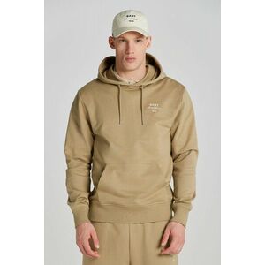 MELEGÍTŐ FELSŐ GANT LOGO SCRIPT HOODIE DRIED KHAKI kép