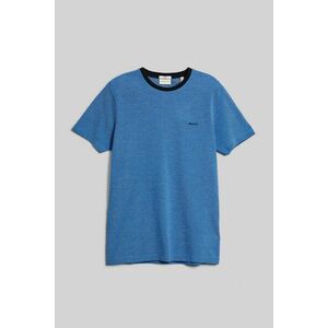 PÓLÓ GANT 4-COL OXFORD SLIM SS T-SHIRT DAY BLUE kép