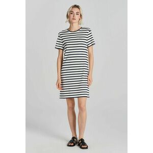 RUHA GANT STRIPED SS T-SHIRT DRESS CLASSIC BLUE kép