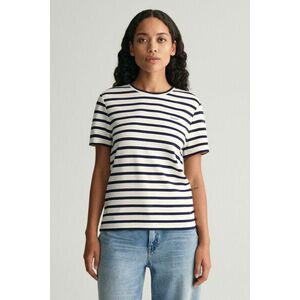 PÓLÓ GANT STRIPED SS T-SHIRT CLASSIC BLUE kép