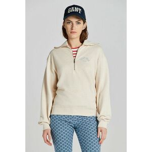 MELEGÍTŐ FELSŐ GANT ARCH HALF ZIP SWEAT OAT MELANGE kép