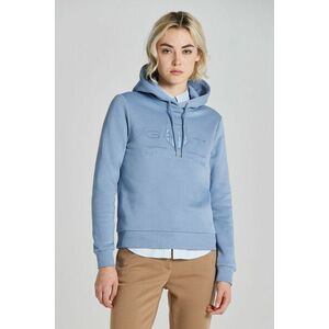 MELEGÍTŐ FELSŐ GANT REG TONAL SHIELD HOODIE BLUE WATER kép