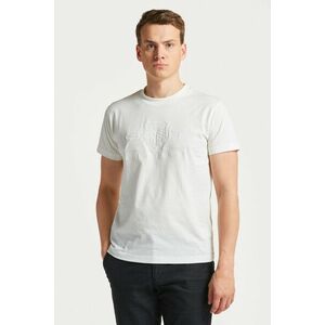 PÓLÓ GANT REG TONAL SHIELD SS T-SHIRT EGGSHELL kép