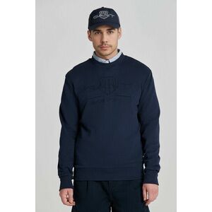 MELEGÍTŐ FELSŐ GANT REG TONAL SHIELD C-NECK SWEAT EVENING BLUE kép