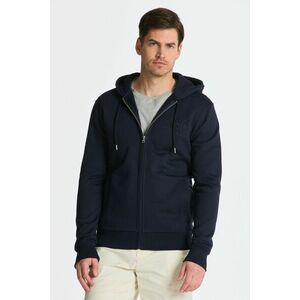 MELEGÍTŐ FELSŐ GANT REG TONAL SHIELD FULL ZIP HOODIE EVENING BLUE kép