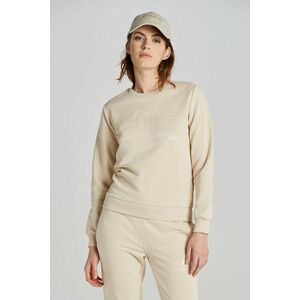 MELEGÍTŐ FELSŐ GANT REG TONAL SHIELD C-NECK SWEAT SOFT OAT kép