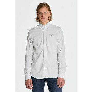 ING GANT REG JERSEY PIQUE SHIRT WHITE kép