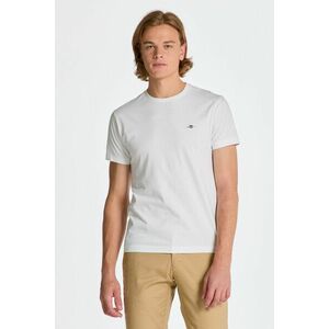 PÓLÓ GANT SLIM SHIELD SS T-SHIRT WHITE kép