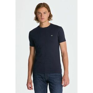 PÓLÓ GANT SLIM SHIELD SS T-SHIRT EVENING BLUE kép