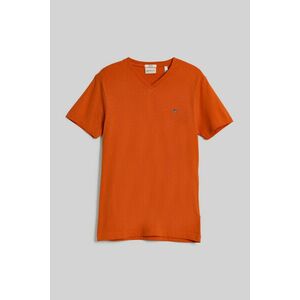 PÓLÓ GANT SLIM SHIELD V-NECK T-SHIRT PUMPKIN ORANGE kép