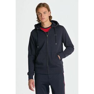 MELEGÍTŐ FELSŐ GANT REG SHIELD FULL ZIP HOODIE EVENING BLUE kép