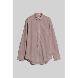 ING GANT REG POPLIN STRIPE SHIRT SYRUP BROWN kép