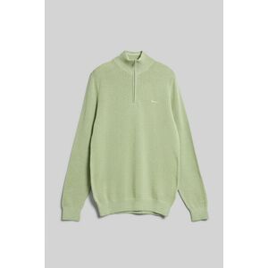 PULÓVER GANT COTTON PIQUE HALFZIP MILKY MATCHA kép