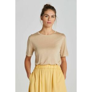 PÓLÓ GANT REL DRAPED SS T-SHIRT DRY SAND kép