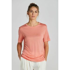 PÓLÓ GANT REL DRAPED SS T-SHIRT PEACHY PINK kép