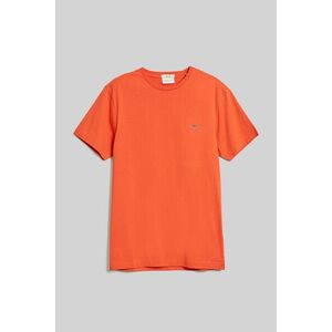 PÓLÓ GANT SLIM SHIELD SS T-SHIRT BURNT ORANGE kép