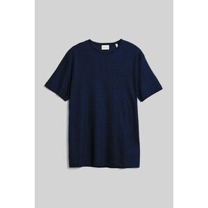 PÓLÓ GANT LINEN SS T-SHIRT EVENING BLUE kép