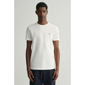 PÓLÓ GANT SLIM PIQUE SS T-SHIRT EGGSHELL kép