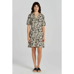 RUHA GANT PALM PRINT SS JERSEY SHIRT DRESS SOFT OAT kép