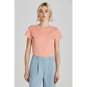 PÓLÓ GANT REG TONAL SHIELD SS T-SHIRT PEACHY PINK kép