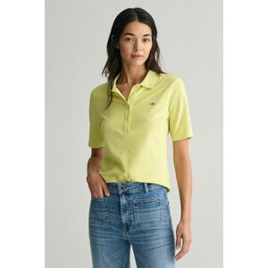 PÓLÓ GANT SLIM SHIELD SS PIQUE POLO PASTEL LIME kép