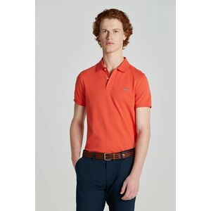 PÓLÓ GANT SLIM SHIELD SS PIQUE POLO BURNT ORANGE kép