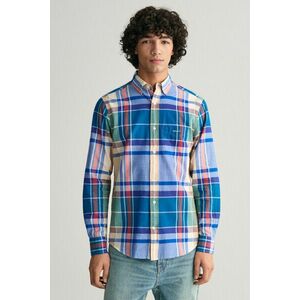 ING GANT REG INDIAN MADRAS SHIRT RICH BLUE kép