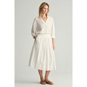 SZOKNYA GANT SEERSUCKER STRIPED PULL ON SKIRT WHITE kép