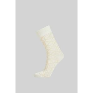 ZOKNI GANT G PATTERN SOCKS EGGSHELL kép