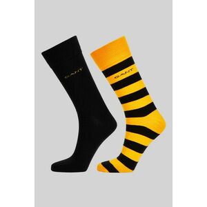 ZOKNI GANT BARSTRIPE AND SOLID SOCKS 2-PACK MEDAL YELLOW kép