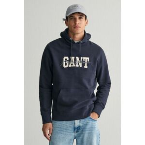 MELEGÍTŐ FELSŐ GANT ARCH SCRIPT HOODIE EVENING BLUE kép